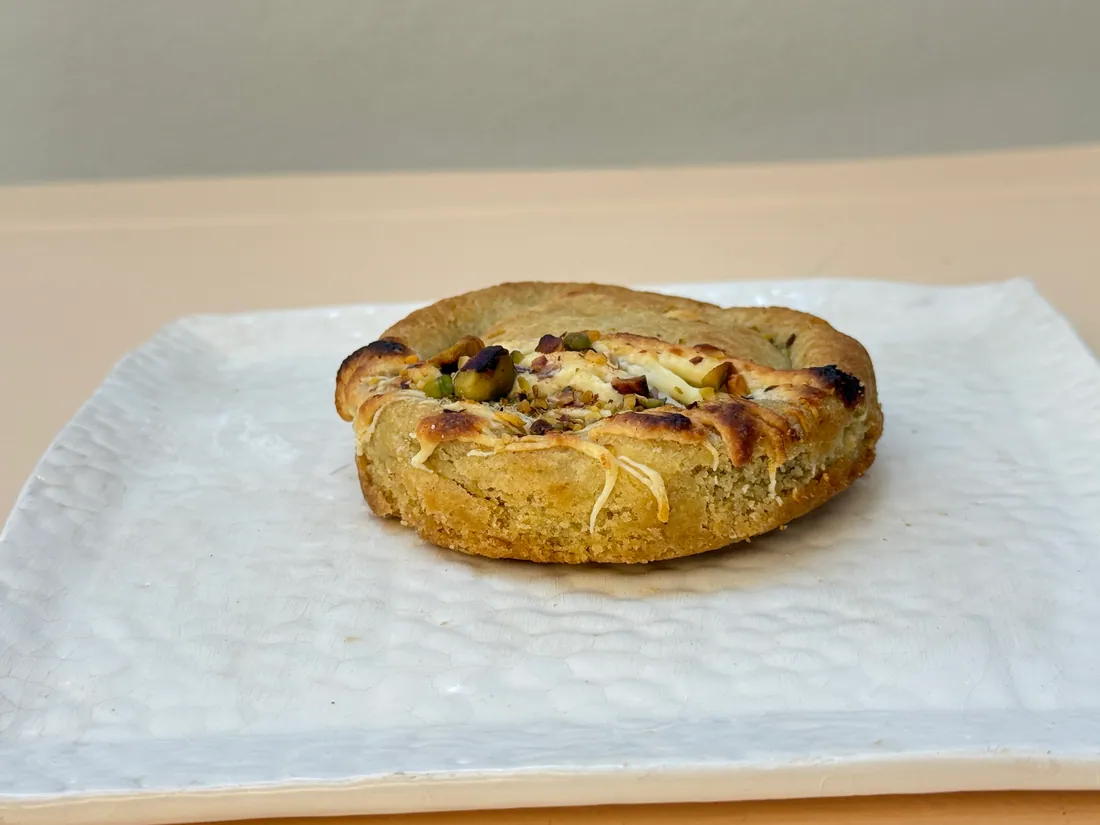 Cookie rellena de pistacho
